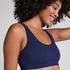 Bralette Dianne Scoop, Azul