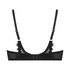 Sujetador con aros y relleno Mirabella, Negro