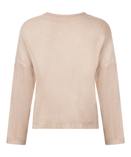 Top de pijama Jersey, Beige