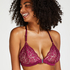 Bralette triangular preformado Rose, Morado