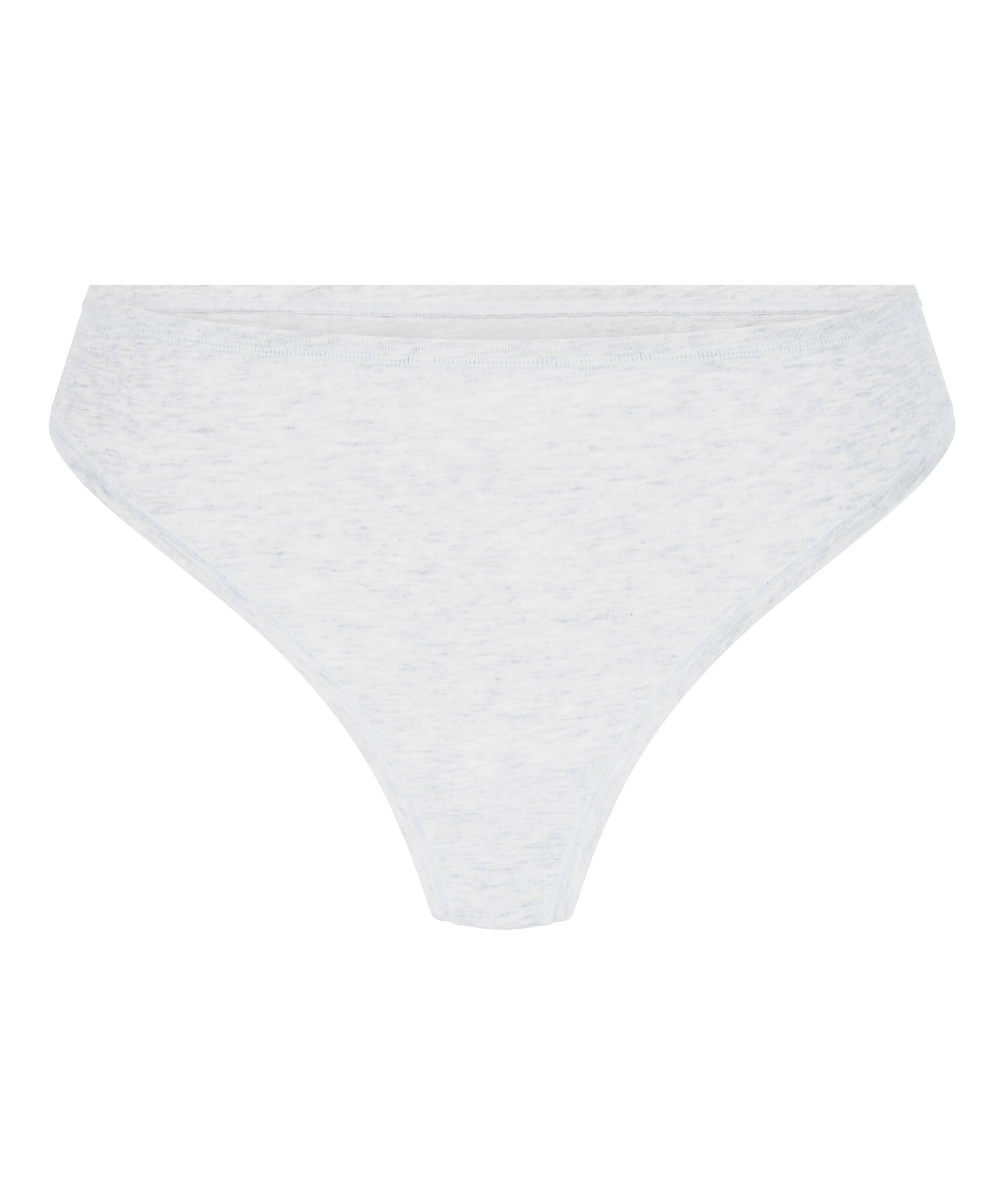 Tanga de algod&oacute;n suave, Gris