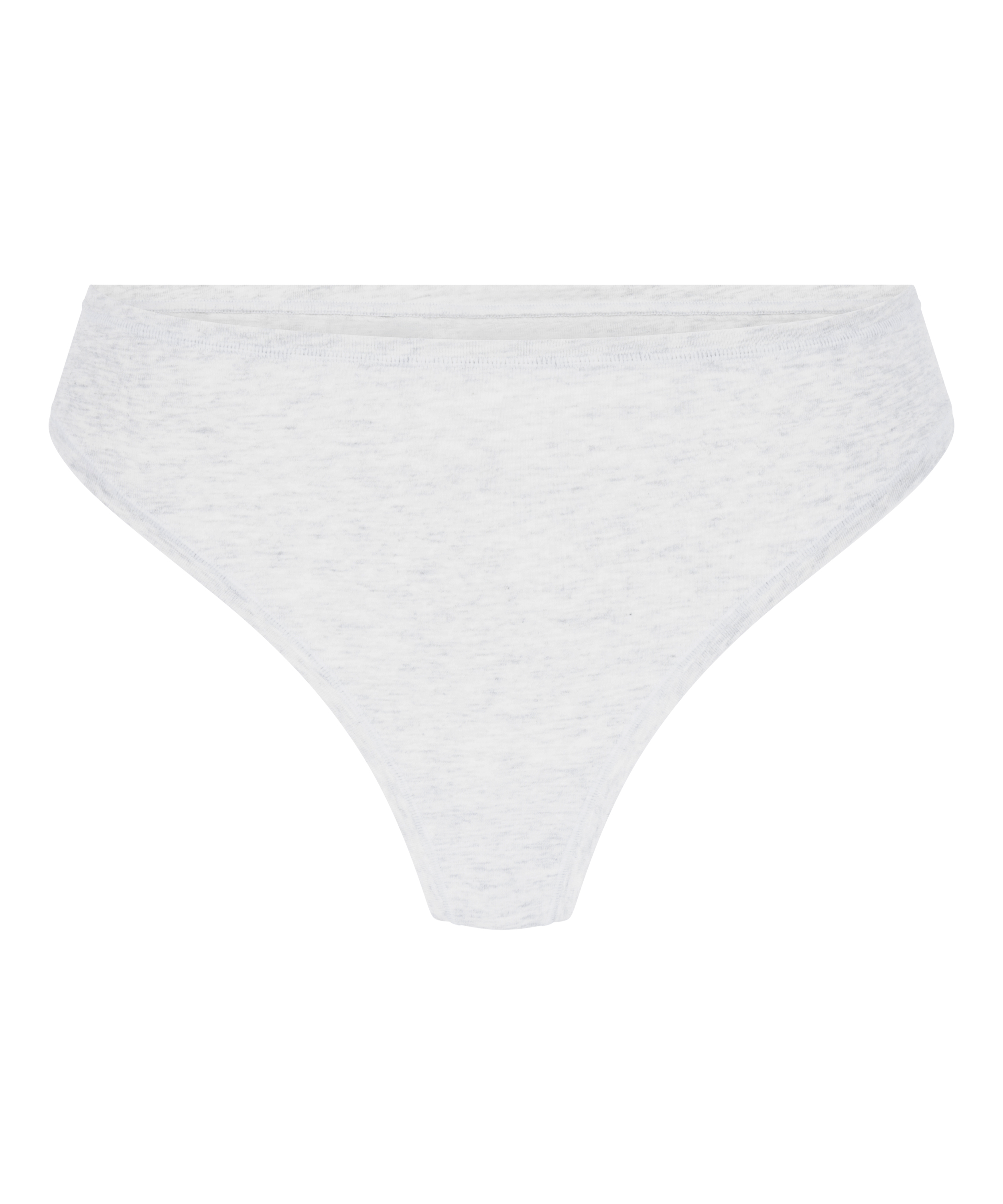 Tanga de algod&oacute;n suave, Gris, main