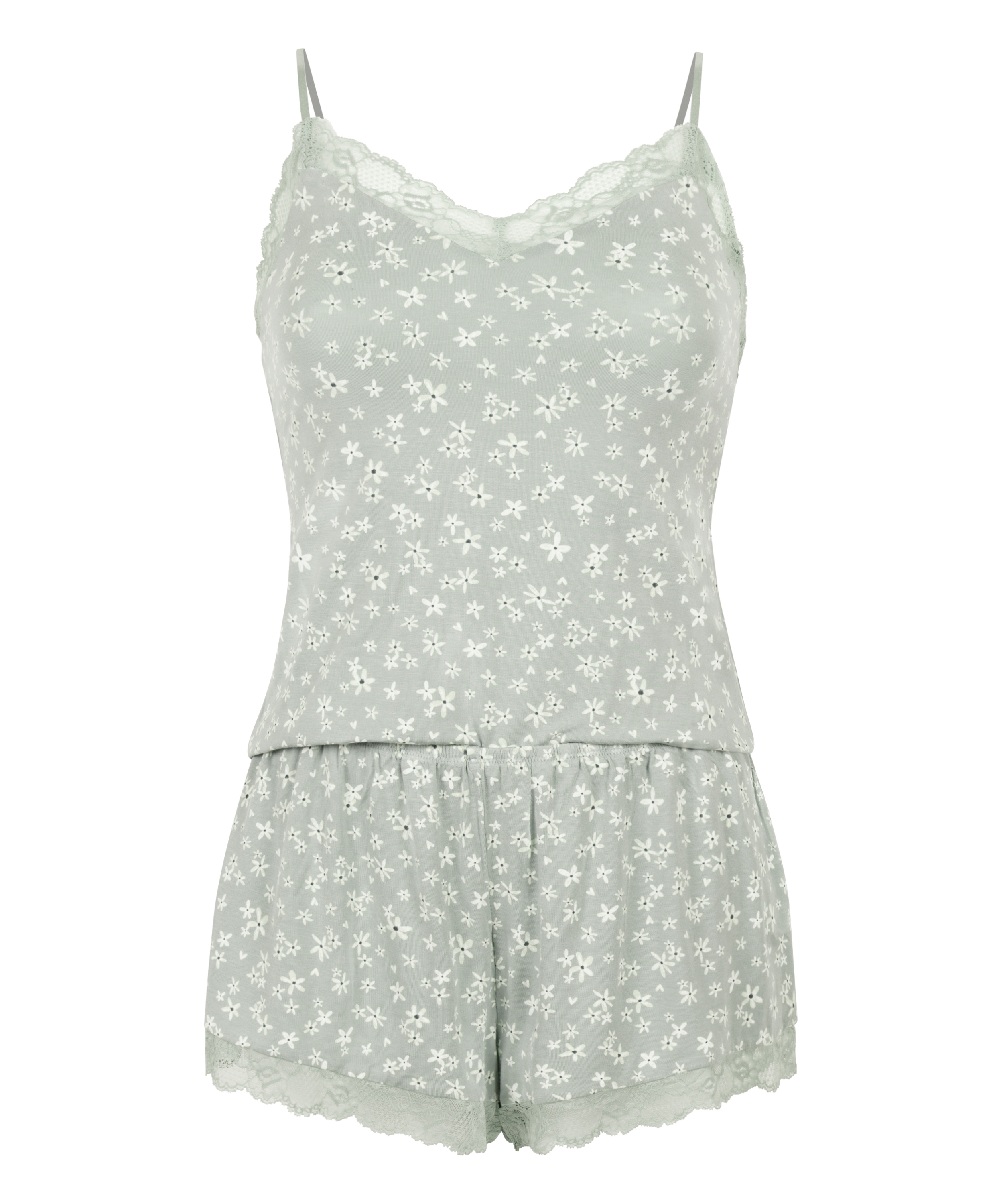 Conjunto de pijama, Verde, main