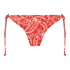 Braguita de bikini brasileña Paisley, Rojo