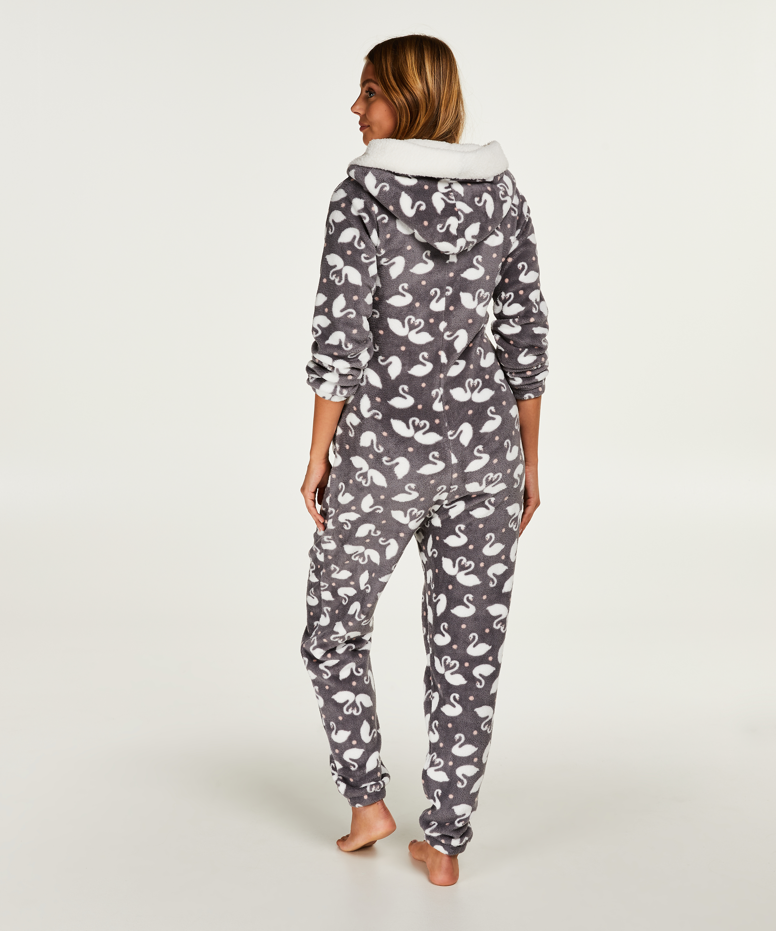 Onesie polar, Gris, main