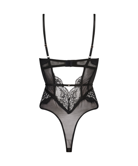 Body con aros Brie, Negro