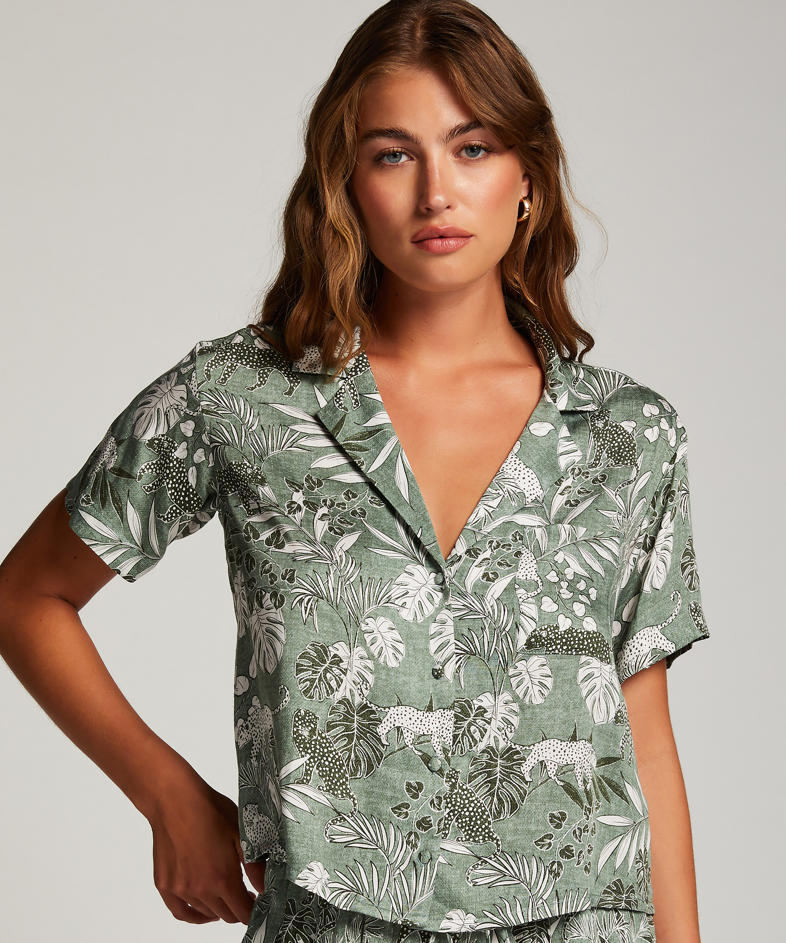 Top de pijama Springbreakers, Verde, main