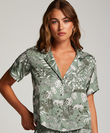 Top de pijama Springbreakers, Verde