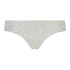 Tanga de algodón Invisible, Gris
