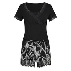 Conjunto de pijama para la lactancia, Negro