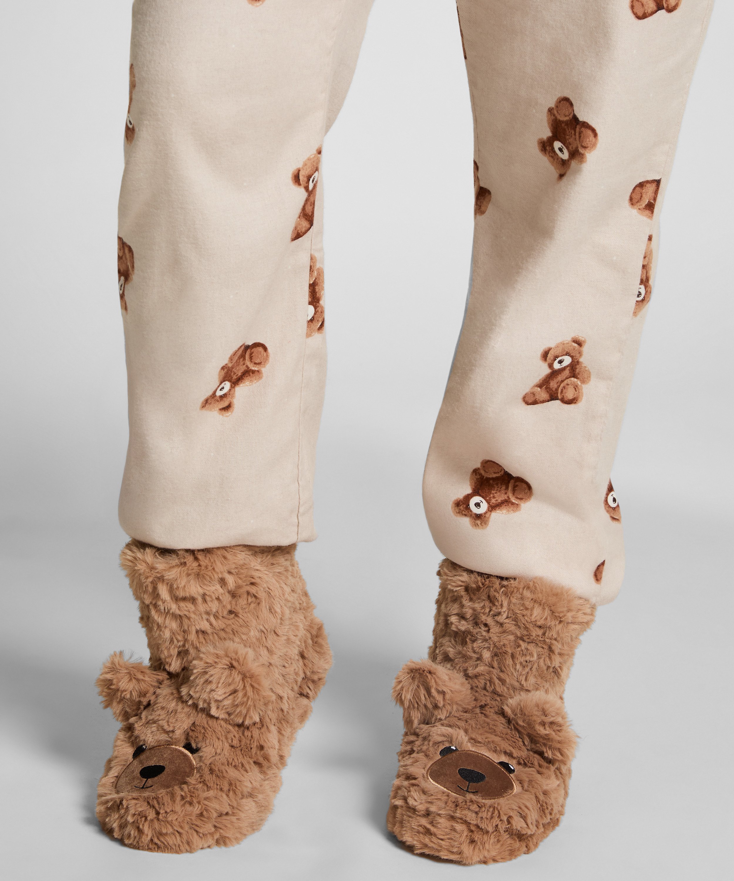 Pantuflas Teddy Bear, Beige, main