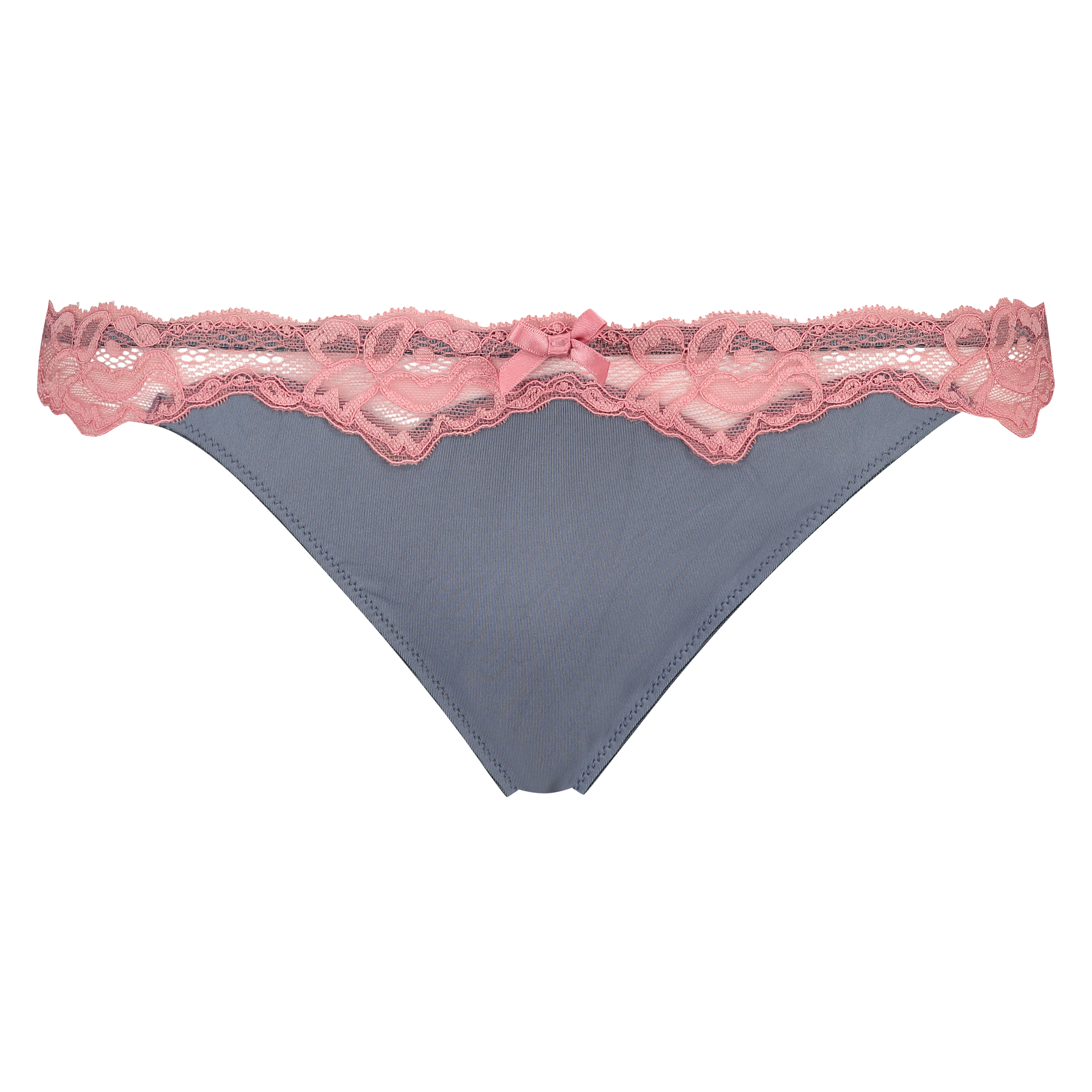 Tanga Secret Lace, Gris, main