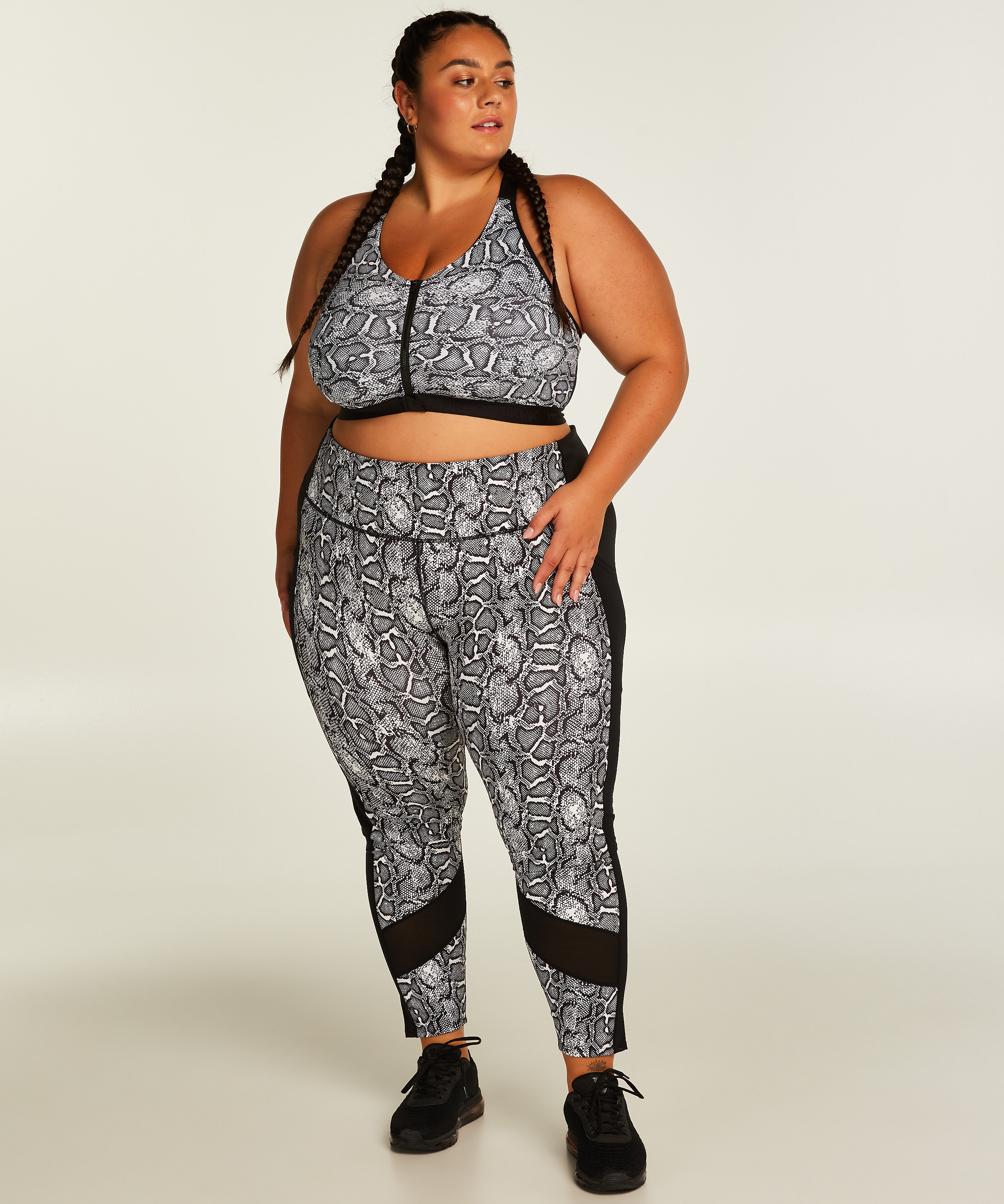 HKMX Sujetador deportivo The Pro Level 3, Blanco, main