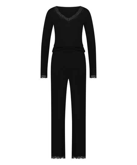 Conjunto de pijama, Negro