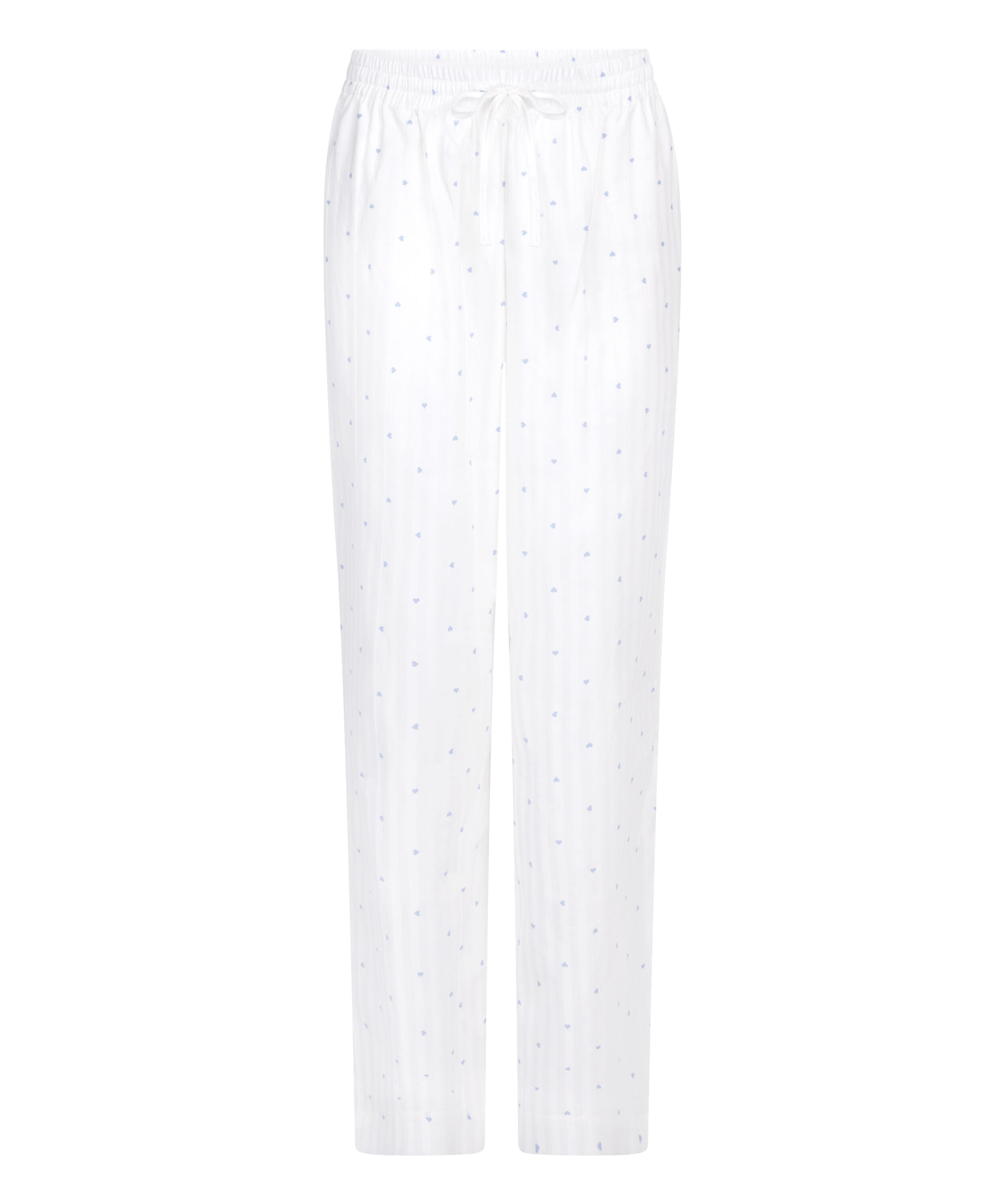 Pantal&oacute;n de pijama Jacquard Hearts, Azul