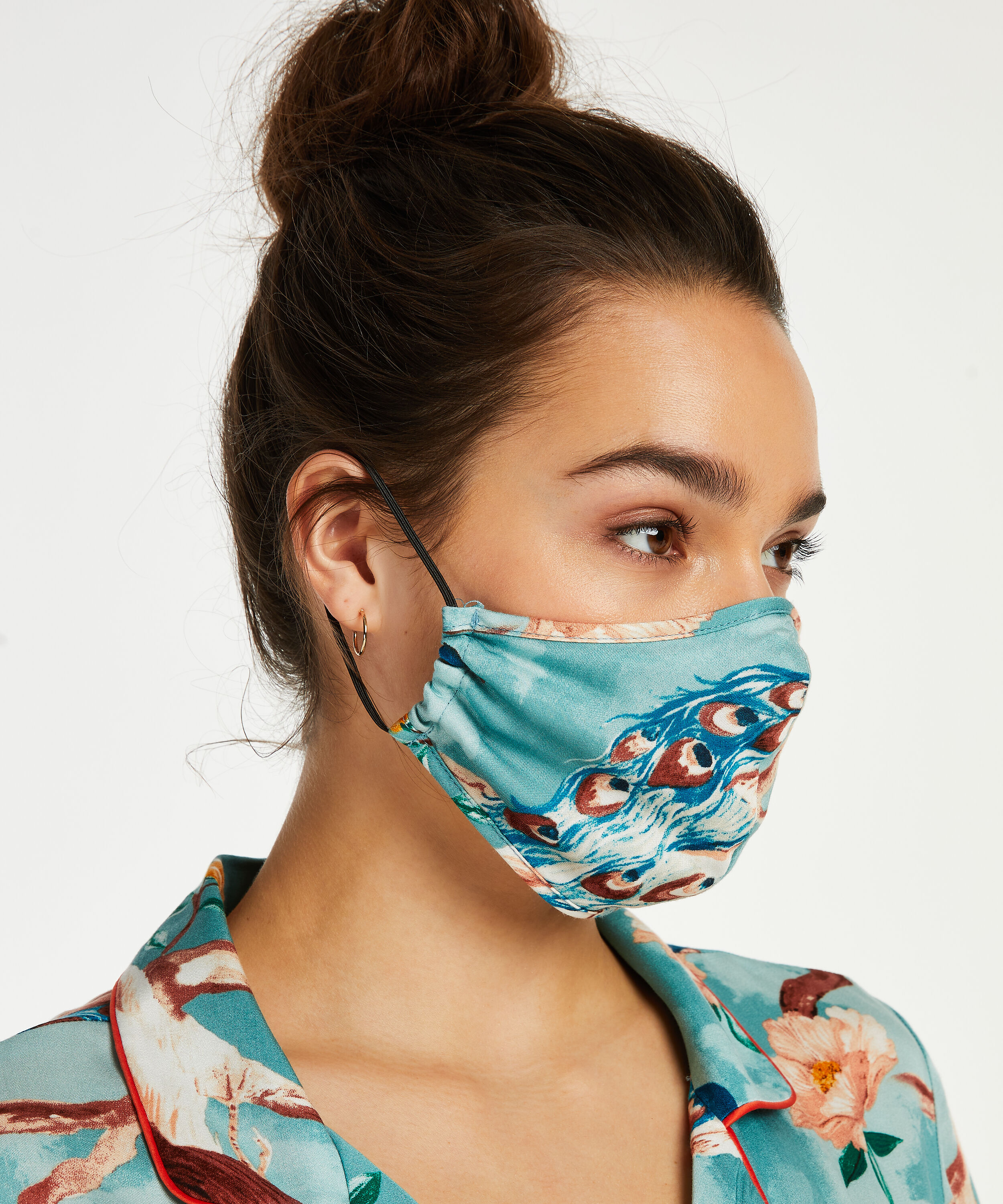 Mascarilla Print, Azul