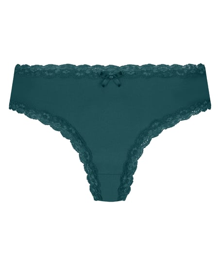 Brasile&ntilde;a en forma de V burn-out mesh, Verde