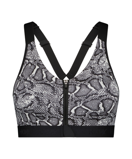 HKMX Sujetador deportivo The Pro Level 3, Blanco