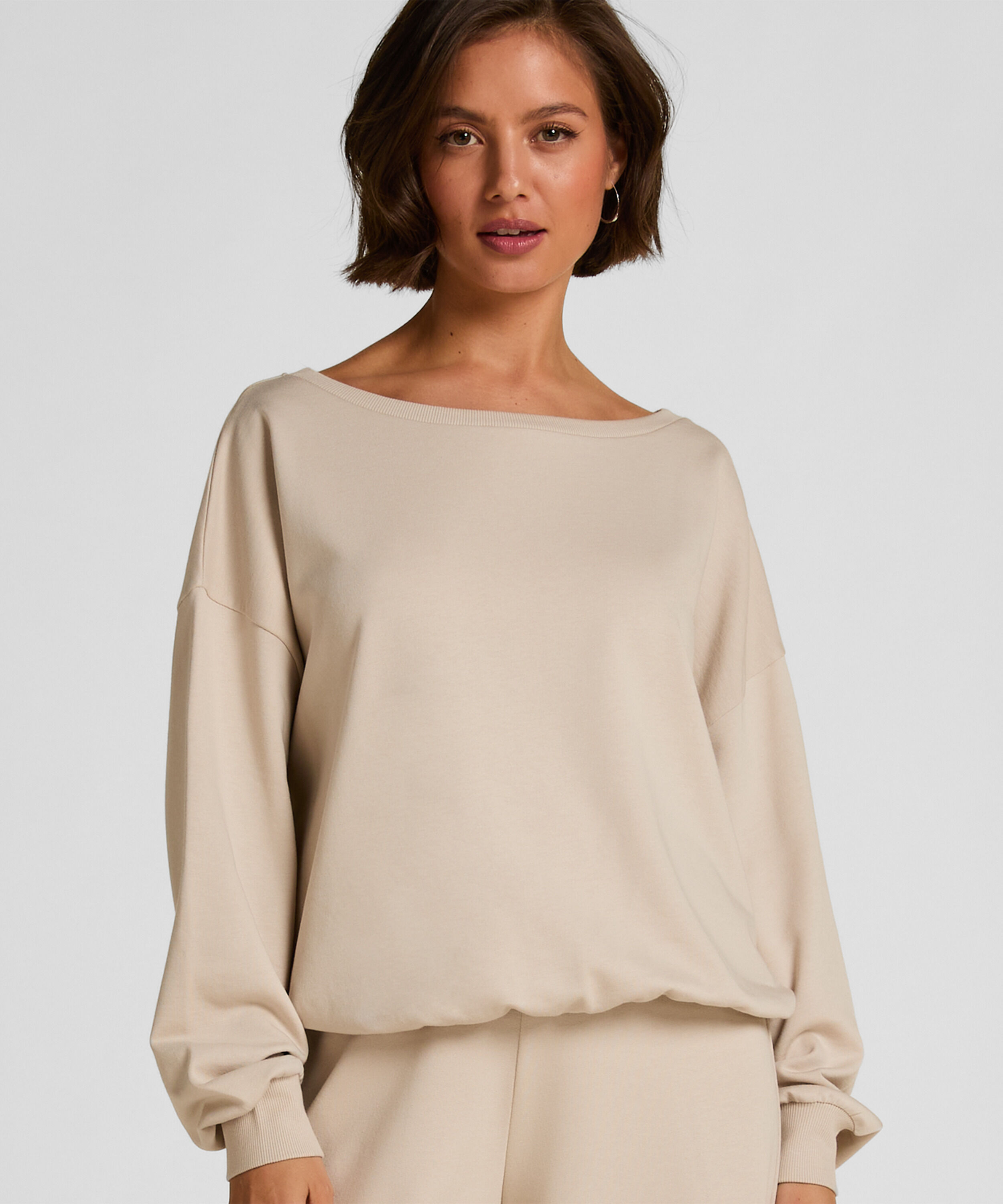 Boatneck Sweater Audrey, Gris Boatneck Sweater Audrey, Gris