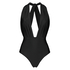 Traje de ba&ntilde;o de corte alto Pagoda, Negro