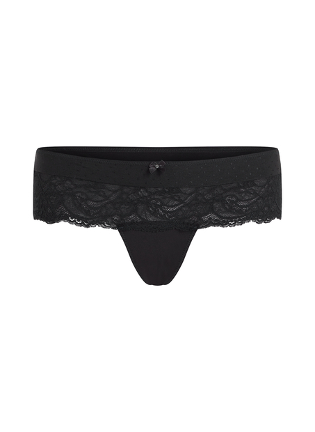 Tanga bóxer Sophie, Negro