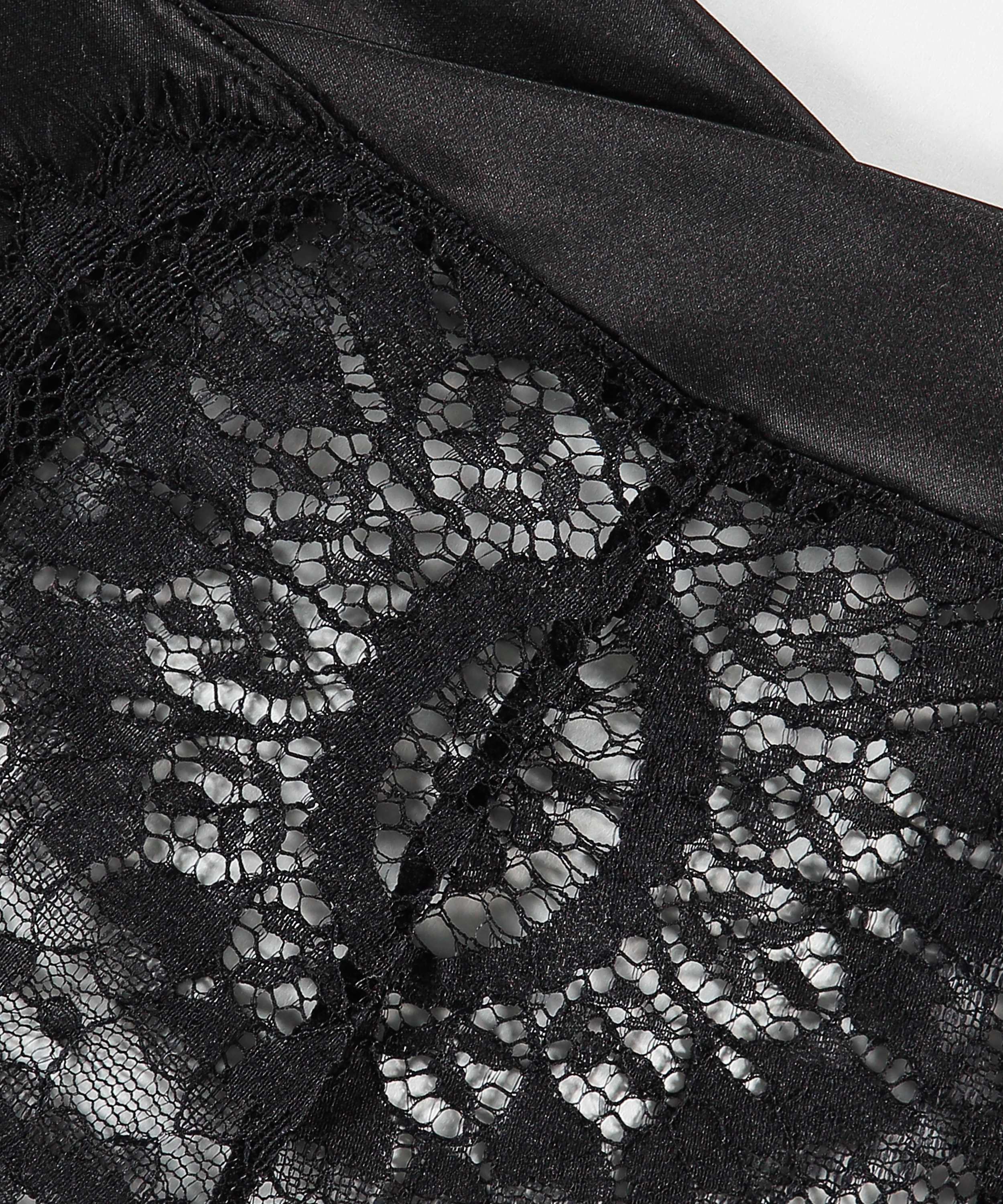 Tanga de tiro alto Hannako, Negro, main