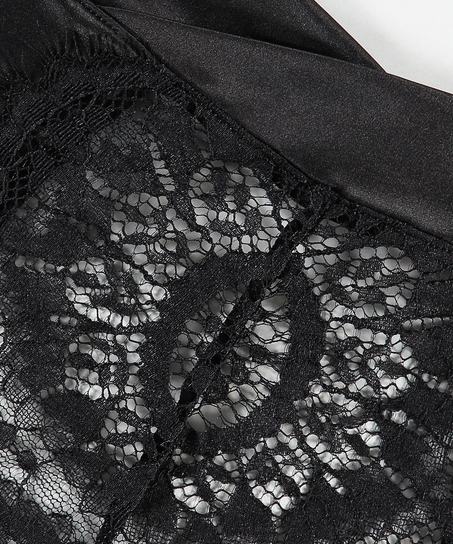 Tanga de tiro alto Hannako, Negro