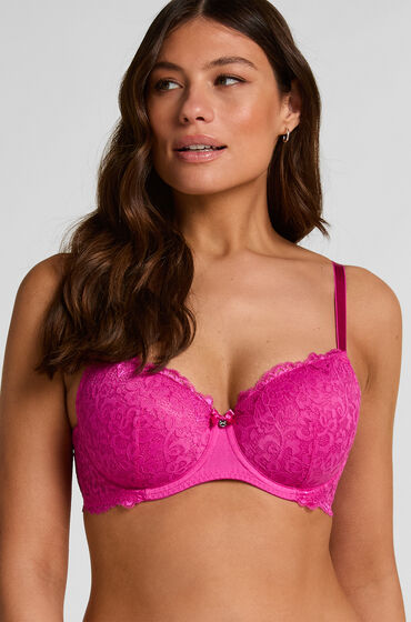 hunkemoller sujetador con aros preformado marine rosa