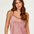Top Velours Lace, Rosa