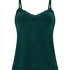 Camiseta top Velours Lace, Verde