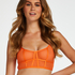 Bralette longline Sexi Mesh, Naranja