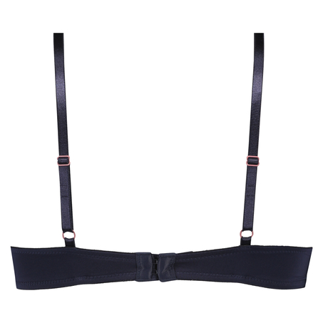 Sujetador con aros preformado Plunge, Azul