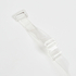 Sujetador con tirantes transparentes copas superiores a D, Blanco
