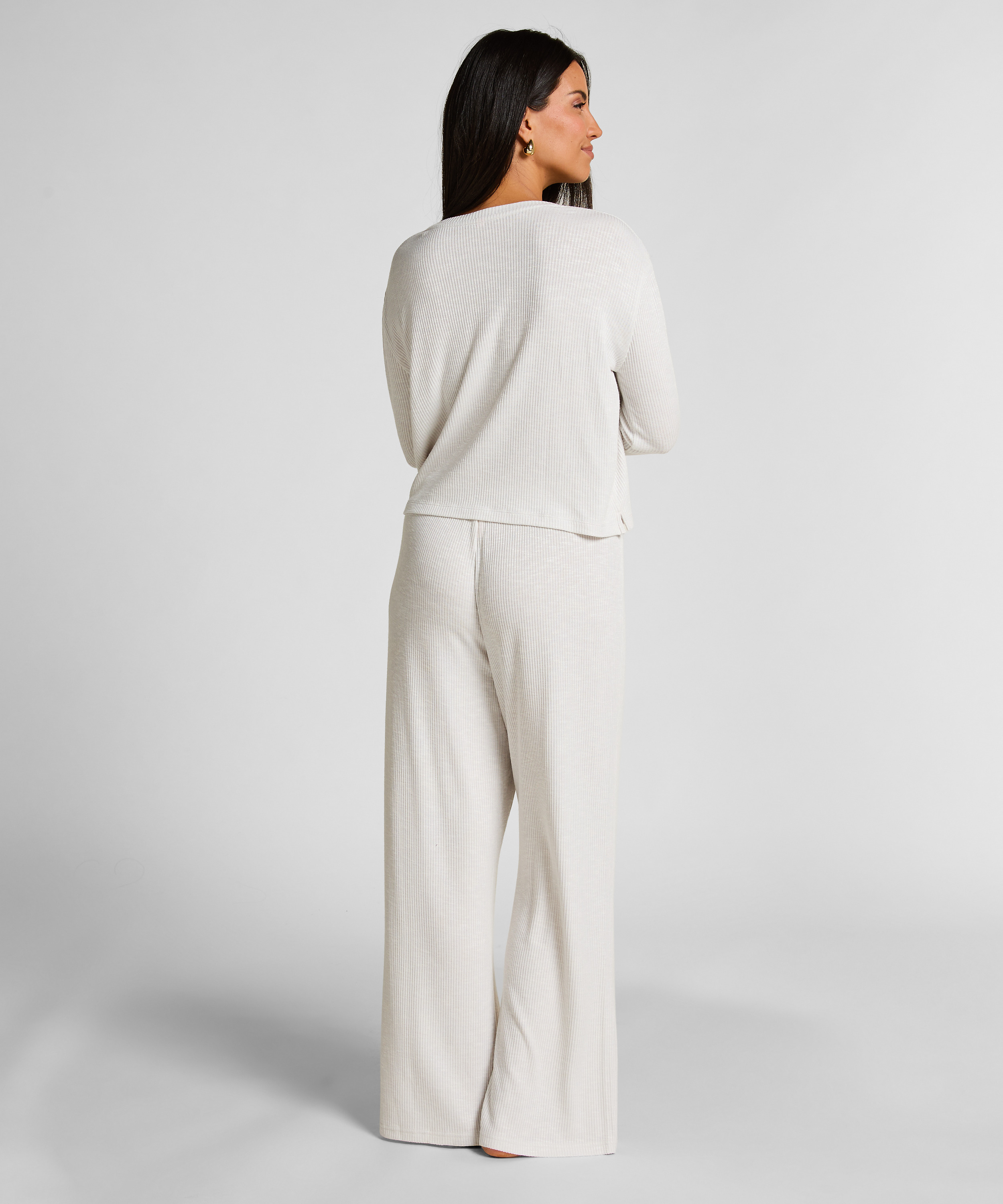 Pantal&oacute;n de pijama Pointelle, Beige, main