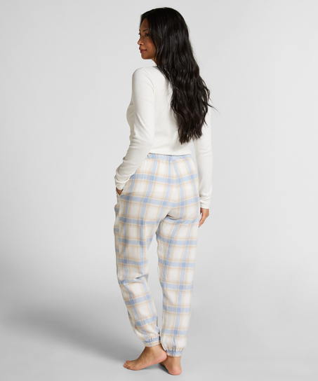 Petite Pantal&oacute;n de pijama Twill Check, Azul