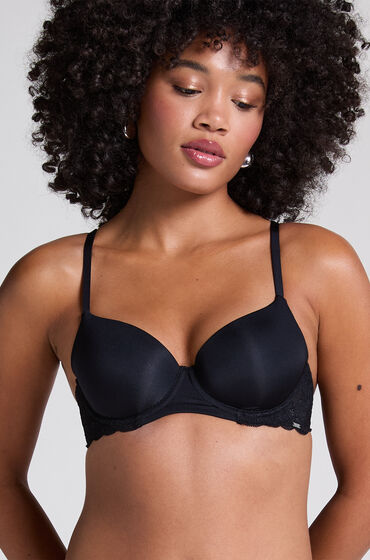 hunkemoller sujetador con aros preformado angie negro