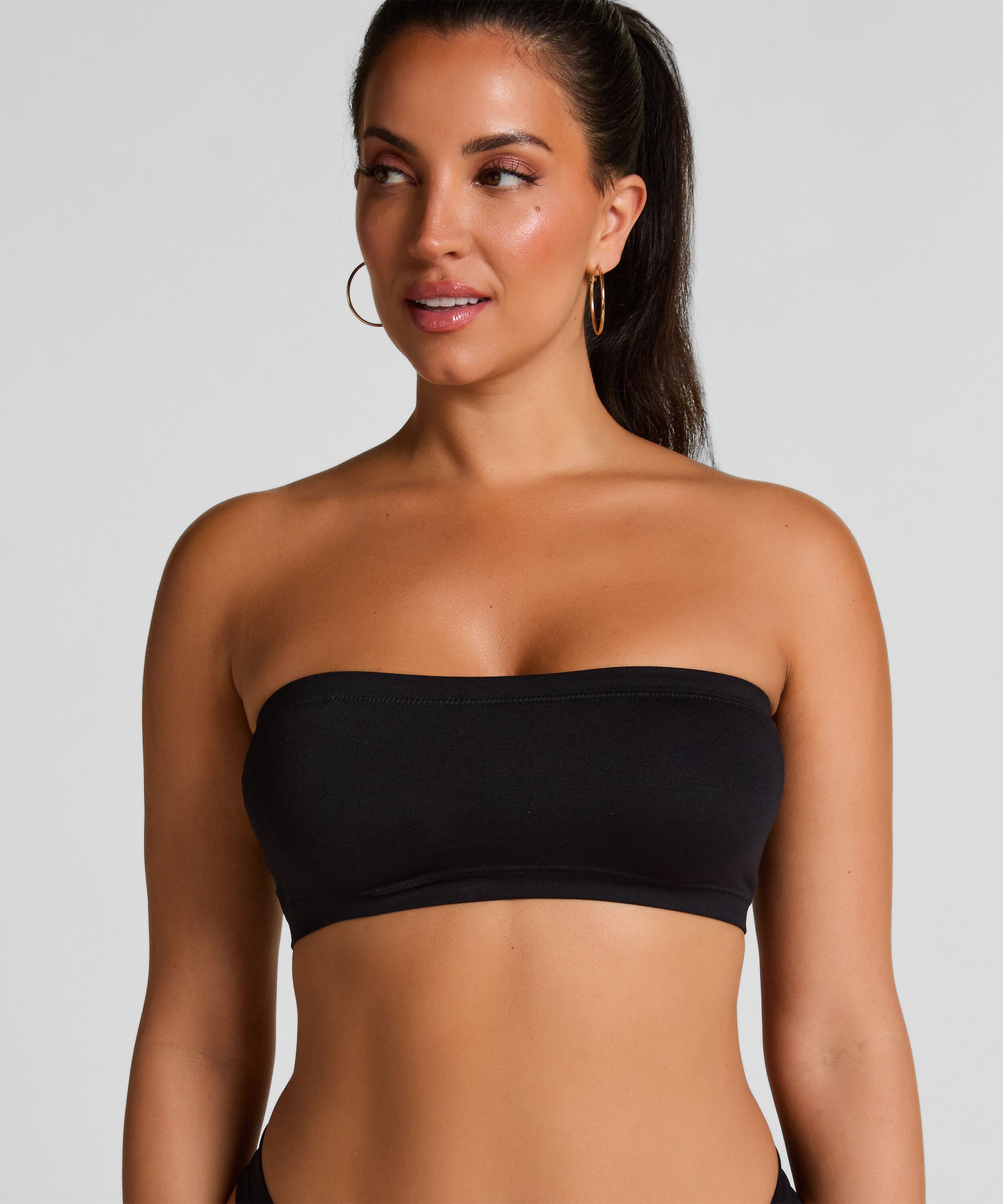 Bralette Dide Bandeau, Negro