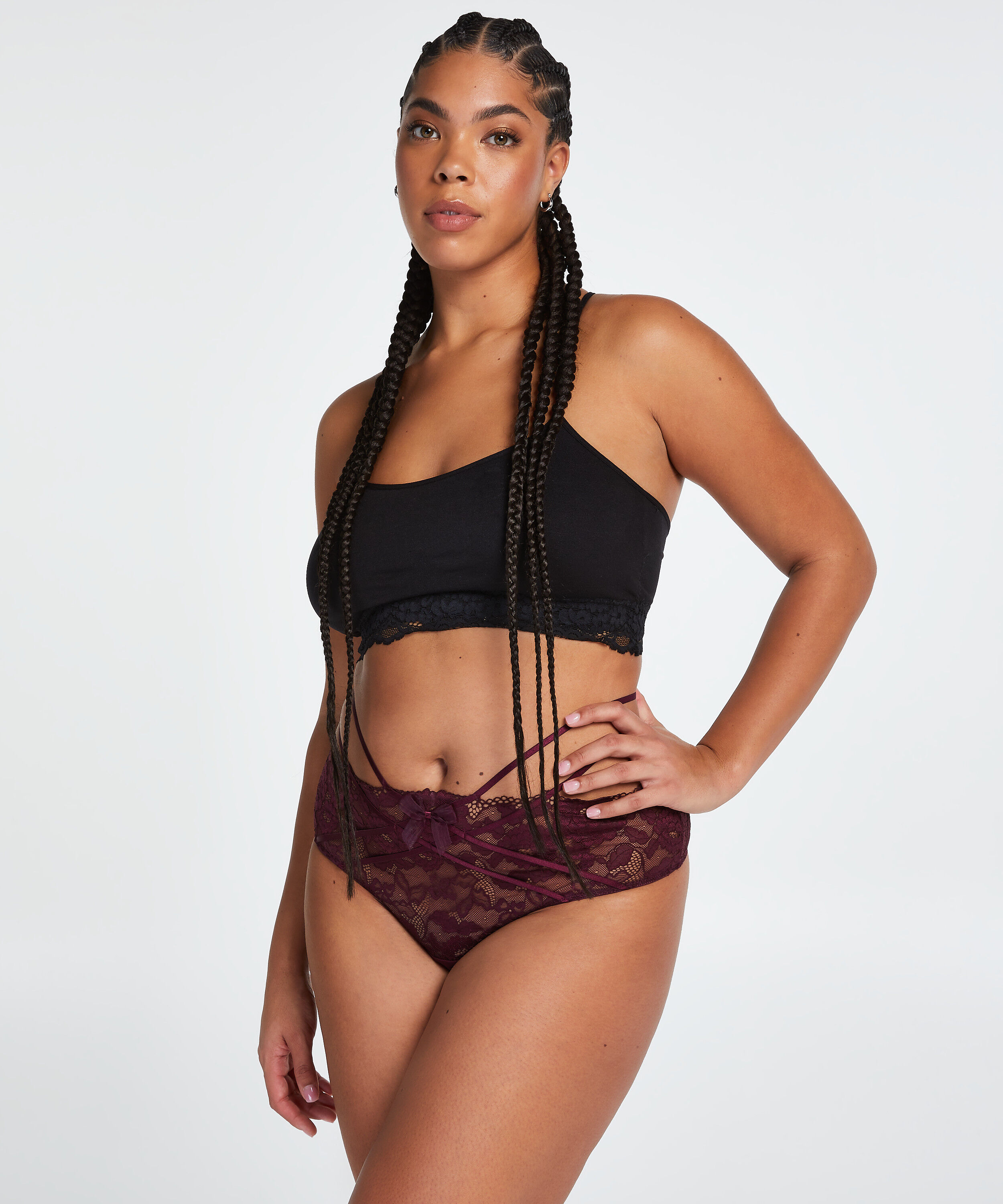 Tanga Sally Curvy, Rojo