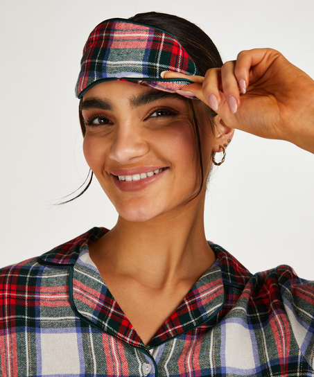 Conjunto de pijama Check Twill, Blanco