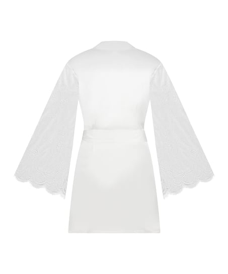 Kimono Satin, Blanco