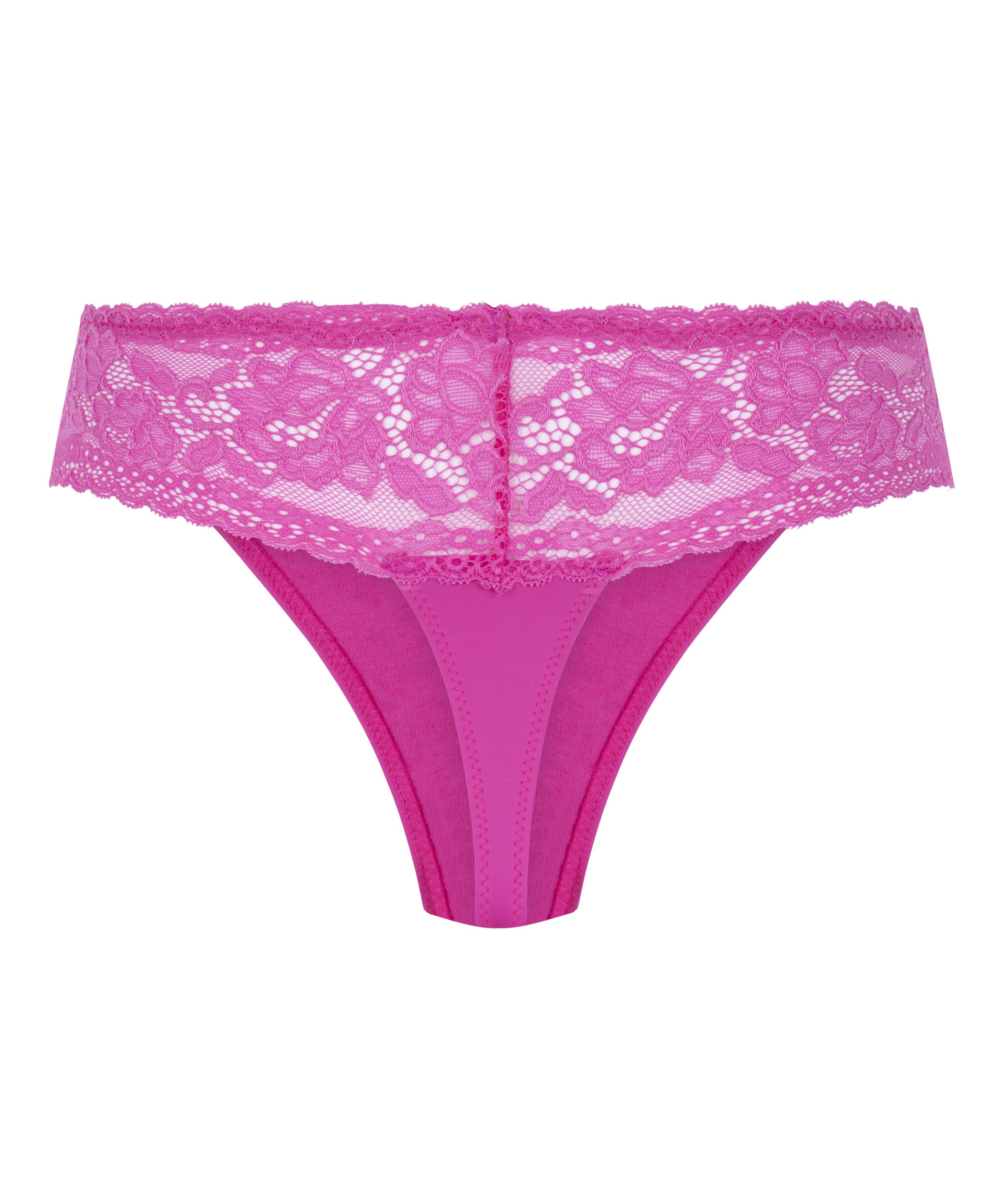 Tanga de estilo b&oacute;xer Florence, Rosa, main