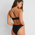 Braguita de bikini de tiro alto Rio HKM x NA-KD, Negro