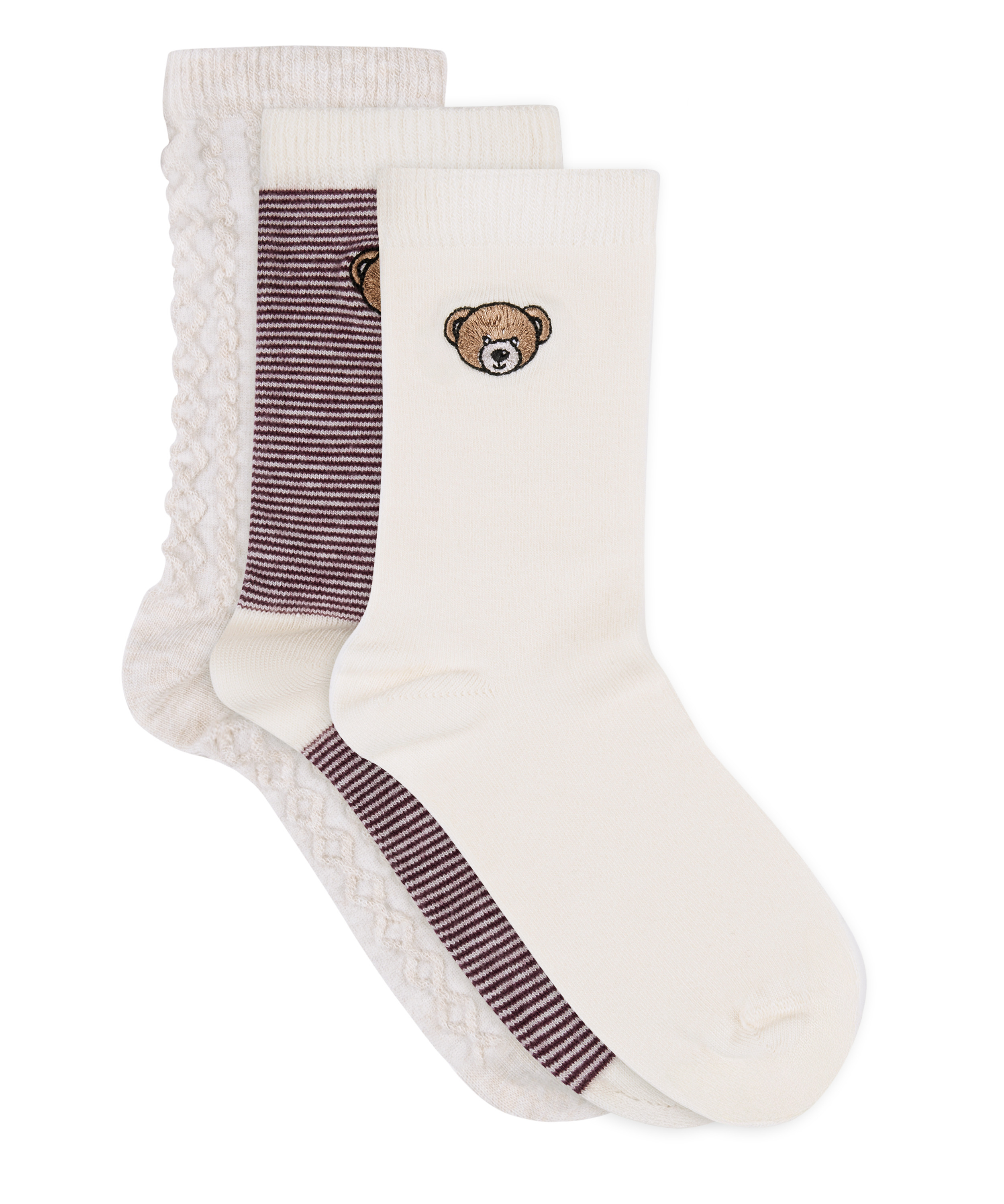 3 pares de calcetines Giftpack, Blanco, main