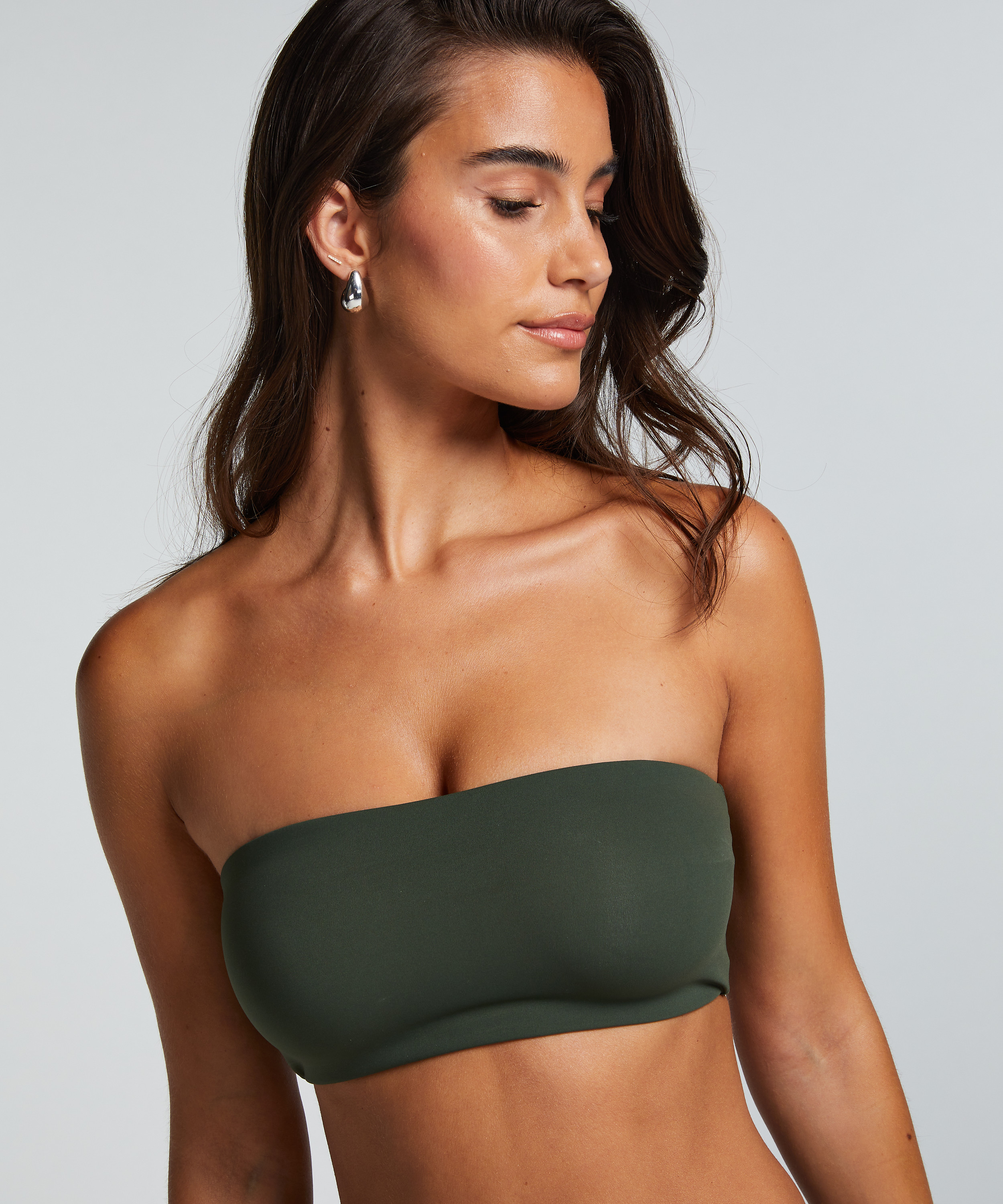 Bandeau Bralette Smooth, Verde, main