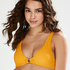 Top de bikini corto Goldenrod, Amarillo