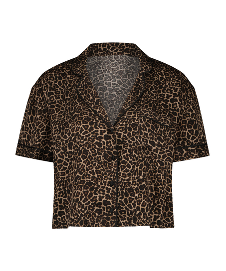 Top de pijama Springbreakers, Negro