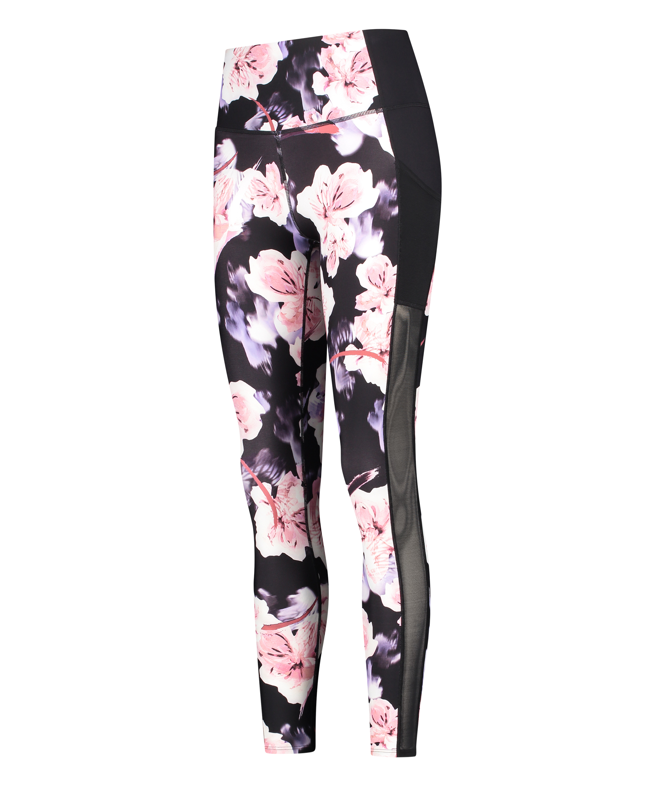 Mallas deportivas de cintura regular y de nivel 2 de HKMX, Negro, main