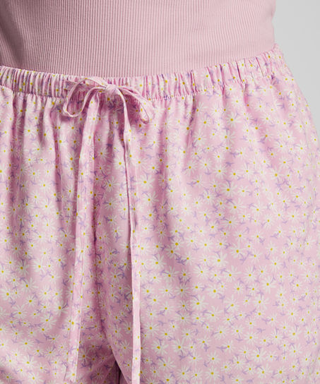 Pantalón corto de pijama, Rosa