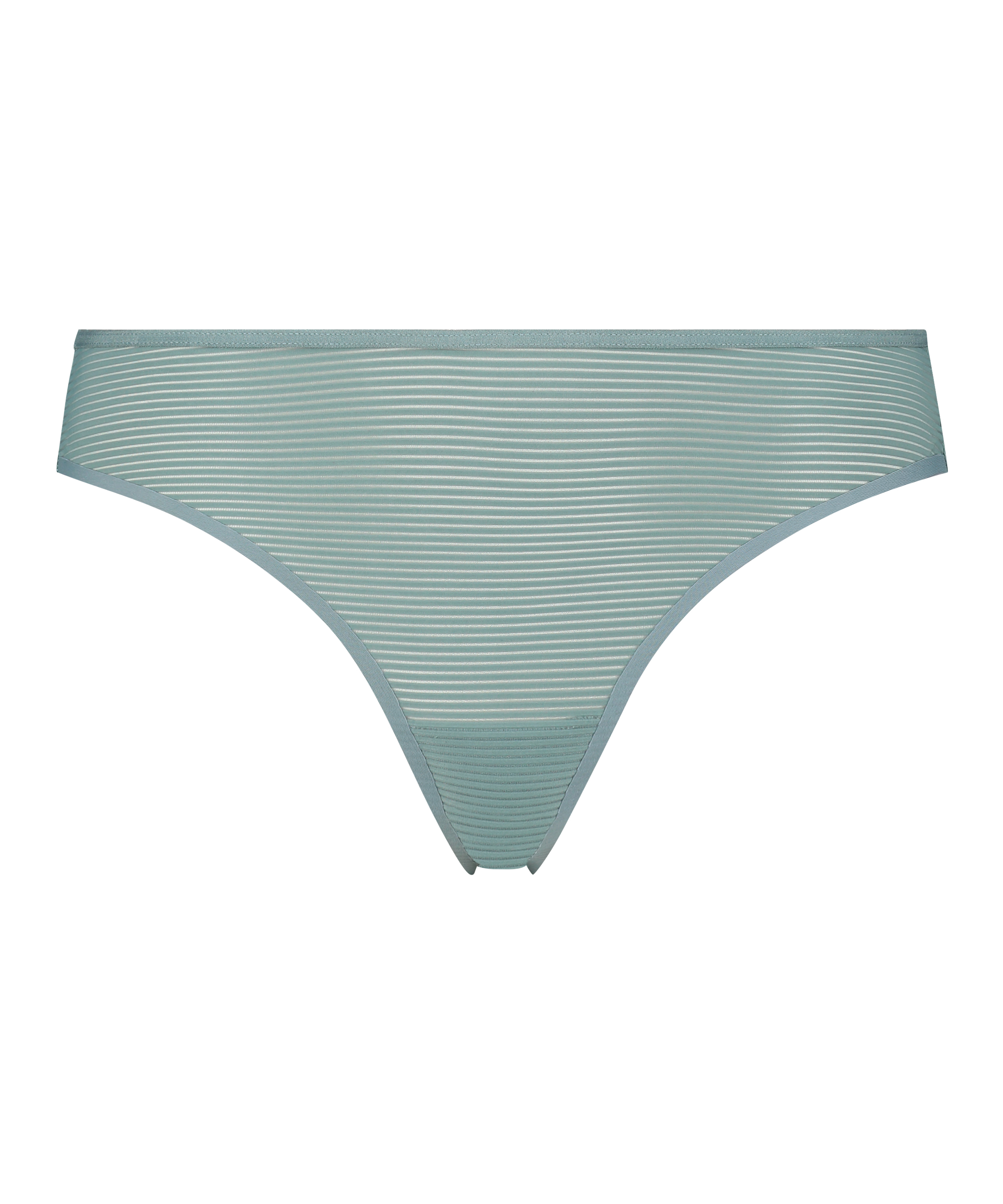 Tanga invisible Stripe mesh, Verde, main