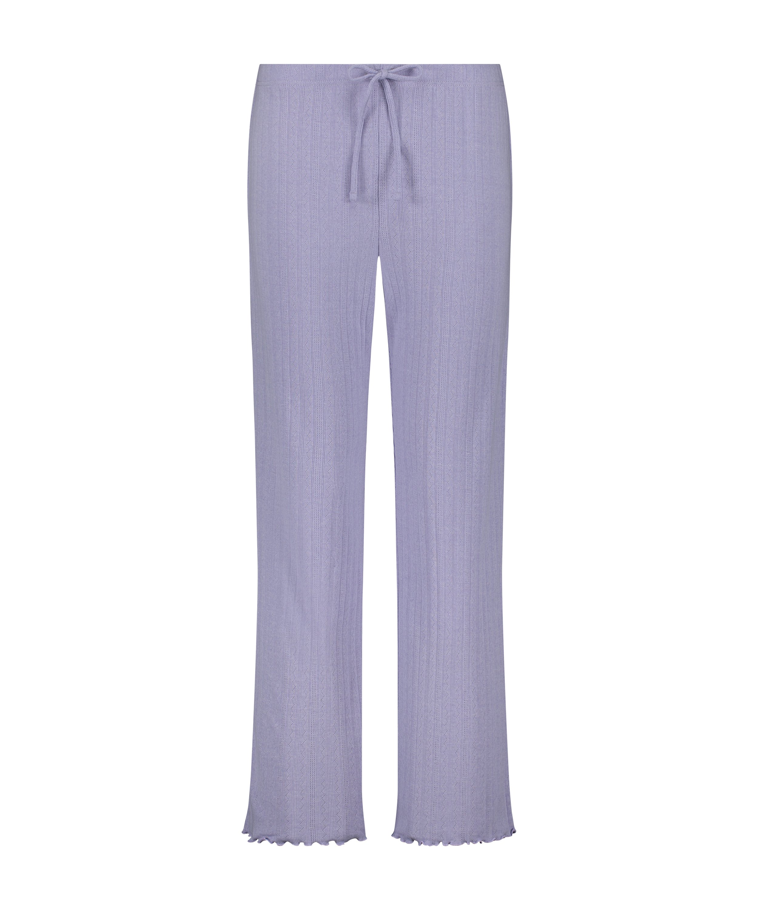Pantal&oacute;n de pijama Pointelle, Morado, main